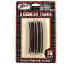 N Code 55 Nickel Silver 15" Radius Half Section Track (6) Atlas Trains