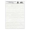 Woodland Scenics MG738 Condensed Gothic R.R. White