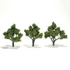 Woodland Scenics TR1509 4" - 5" Light Green Trees (3)