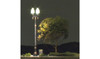 Woodland Scenics JP5640 N Scale Double Lamp Post Street Lights