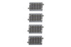 Kato 2-105 HO Scale UNITRACK 60mm (2-3/8″) Straight Track, (4 ea)