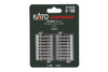 Kato 2-105 HO Scale UNITRACK 60mm (2-3/8″) Straight Track, (4 ea)
