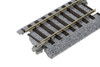 Kato 2-105 HO Scale UNITRACK 60mm (2-3/8″) Straight Track, (4 ea)