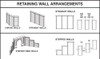 Woodland 1158 N Scale Concrete Retaining Wall