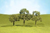 Bachmann 32107 N Scale 2" - 2.25" Walnut Trees Scenescapes (4 PK)