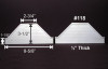 Monroe Models 118 HO GROOVE FACE BRIDGE 2PK