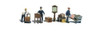 Woodland Scenics HO Scale Scenic Accents Figures/People Set Depot Workers