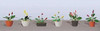 JTT Scenery 95569 HO Scale Flower Plants Potted Assortment 3 (6)