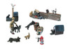 Woodland Scenics D226 HO Scale Cats and Dogs Kit