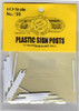 Blair Line LLC 199 HO Scale Plastic Posts (20)