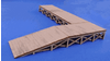 Blair Line LLC 174 HO Scale Laser Cut Loading Ramp Kit Unassembled Wood Kit
