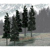 Woodland Scenics TR1582 6" - 8" Conifer Colors (12)