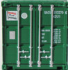 JTC 402006 N UASC (Green) 40' Canvas/Open Top Magnetic Container (2 PK)