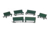 Woodland Scenics A1879 HO Scale Park Benches (6)