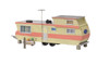 Woodland Scenics BR4951 N Scale Double Decker Trailer