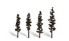 Woodland Scenics TR3561 4" - 6" Standing Timber (4)