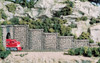 Woodland 1161 N Scale Random Stone Retaining Wall