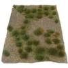 JTT Scenery 95602 HO Scale LANDSCAPING DETAILS Wild Grassland, 5" x 7" sheet.
