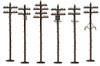 Lionel 37939 O Scale Sized Telephone Poles