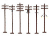 Lionel 37939 O Scale Sized Telephone Poles