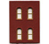 HO DPM 2 Story/4 Arch Window (4)