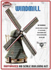 Model Power HO Scale Building Kit - Motorized Windmill