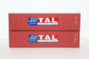 JTC 405001 N TAL '50 Years' 40' High Cube Containers (2 PK)