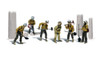 Woodland Scenics A1919 HO Scale 6 Smoke Jumpers w/ Tools