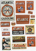 JL Innovative 236 HO Scale Vintage Gas Station Signs Atlantic