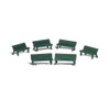 Woodland Scenics A2758 O Scale Scenic Accents Park Benches