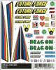 PineCar P316 DRAG RACER DRY TRANSFER