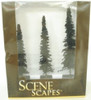 Bachmann 32203 O Scale 8" - 10" Conifer Trees SceneScapes (3 PK)