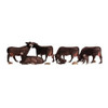 Woodland Scenics A1955 HO Scale Black Angus Cows (11)