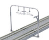 Kato 23-062 N Catenary Poles, Double Track/Arched (10)