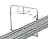 Kato 23-062 N Catenary Poles, Double Track/Arched (10)