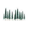 JTT Scenery 92011 CONIFER 4" to 6" SCENIC HO-scale, 24/pk