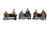 Woodland Scenics A1924 HO Scale People on Benches (3)