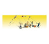 Windy Day Play (6 Figures Flying Kites) HO Scale Woodland Scenics