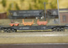 Central Valley Model 1003 HO Scale 41 Foot Un-Decorated NP Built Flat Car Kit