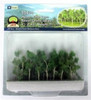 JTT Scenery 95619 WOODS EDGE TREES Pastel Green, 2" to 2.5", N-scale, 20/pk