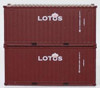 JTC 205375 N LOTUS 20' Std. Height Containers With Magnetic System (2 PK)