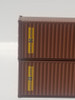 JTC 405027 N TRANS OCEAN 40' High Cube Containers (2 PK)