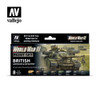 Vallejo 70222 WWIII British Armour & Infantry (Set of 8) 17 ml Bottles