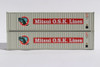 JTC 405522 N MITSUI O.S.K. LINES (MOL) 40' Standard Height Containers (2 PK)