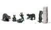 Woodland Scenics A2186 N Scale Black Bears