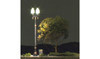 Woodland Scenics JP5632 HO Scale Double Lamp Post Street Lights