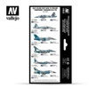 Vallejo 71618 USAF colors post WWII to present ?Aggressor? Squadron (Part III) (8 PK)
