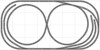 Bachmann E-Z Track Train Layout #007 Train Set HO Scale 4' X 8' Wire Switches