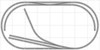 Bachmann E-Z Track Train Layout #016D Train Set HO Scale 4' X 8' DCC Switches