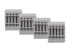 Lionel 8768024 HO Scale 1.5" Straight MagneLock Track (4)